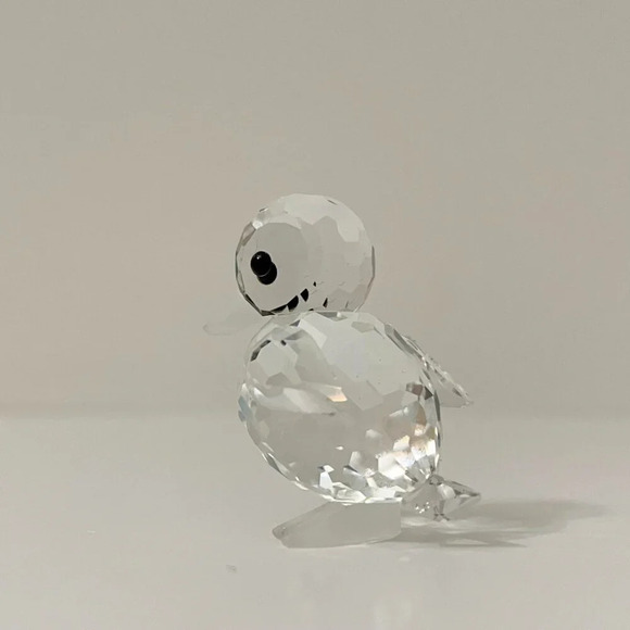 Crystal Glass Duck Figurine Miniature Figure 1.5 Inch Chip - Picture 6 of 16